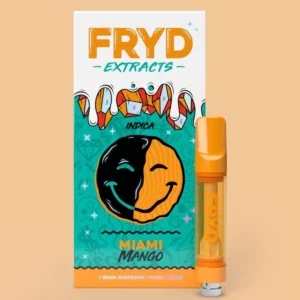Miami Mango Fryd Carts – 85% THC – Indica Vape Cartridge