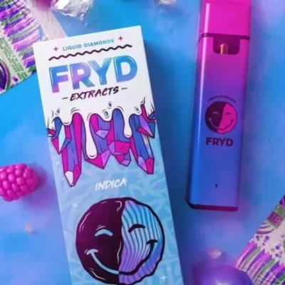 Raspberry Blow Pop Fryd Carts – 85% THC – Indica Vape Cartridge